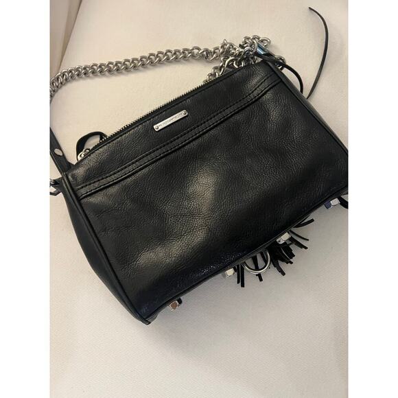 Rebecca Minkoff Black Fringe Purse - Picture 3 of 5